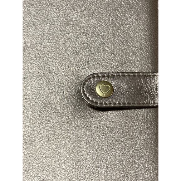 Happy Planner Gold Faux Leather Hot Pink Inside 11”x12” For 8x11 Planner - Picture 2 of 8